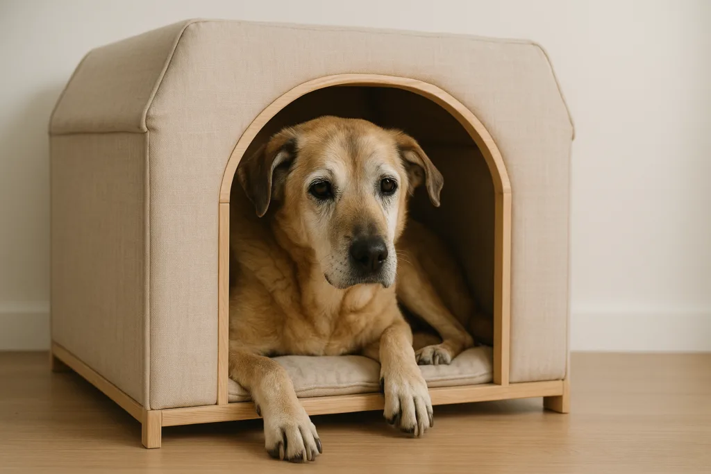 Cómo adaptar la casa para un perro senior con dificultad para caminar