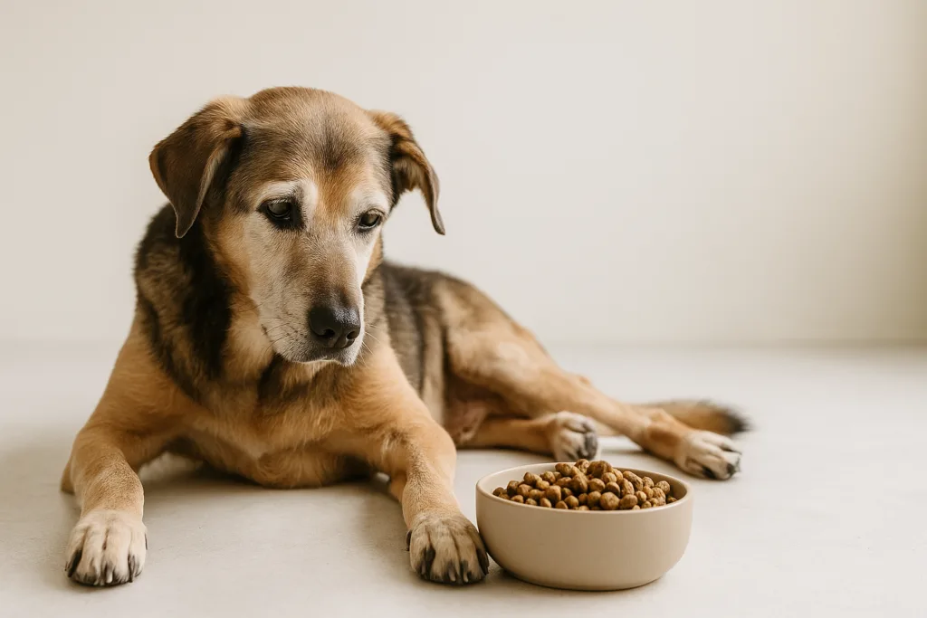 Qué debe comer un perro senior con problemas de movilidad