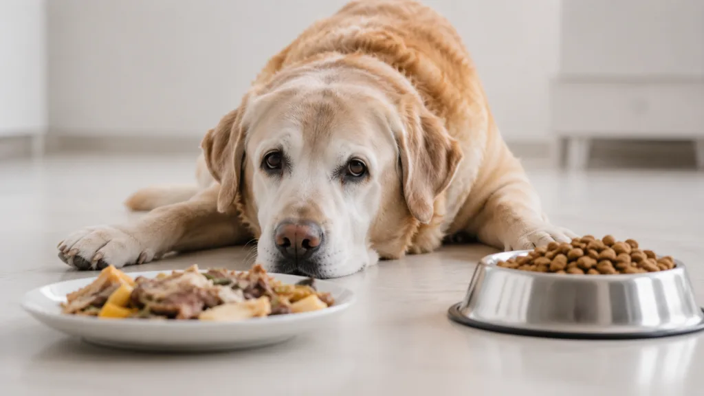 errores alimentación perros senior