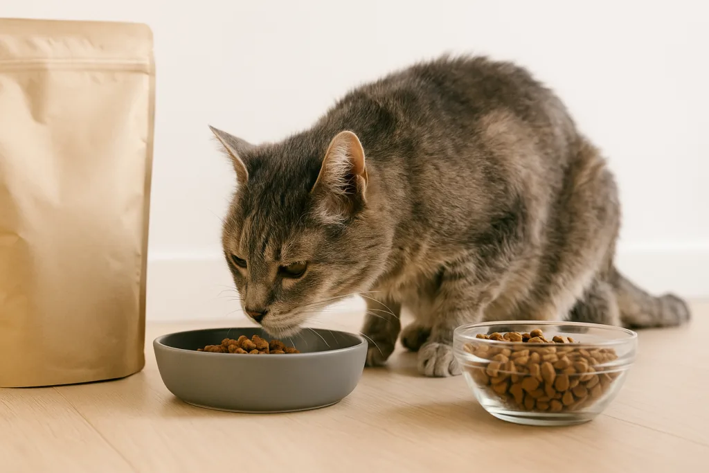 Nutrición para gatos senior con poca actividad física