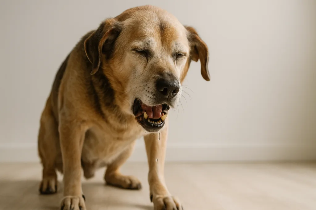 Qué hacer si tu perro senior llora al levantarse