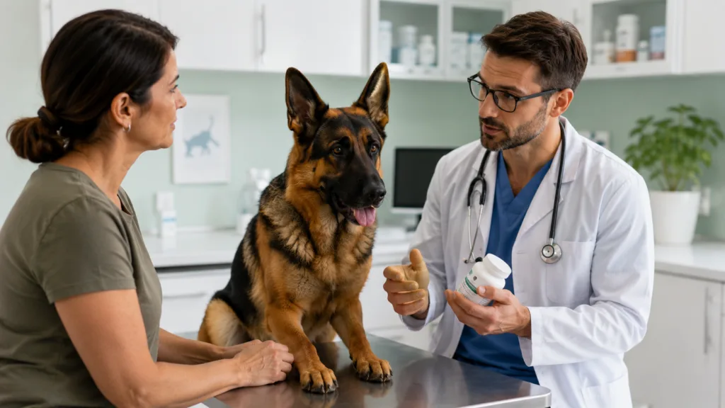 Preguntas para hacer al veterinario antes de usar suplementos articulares