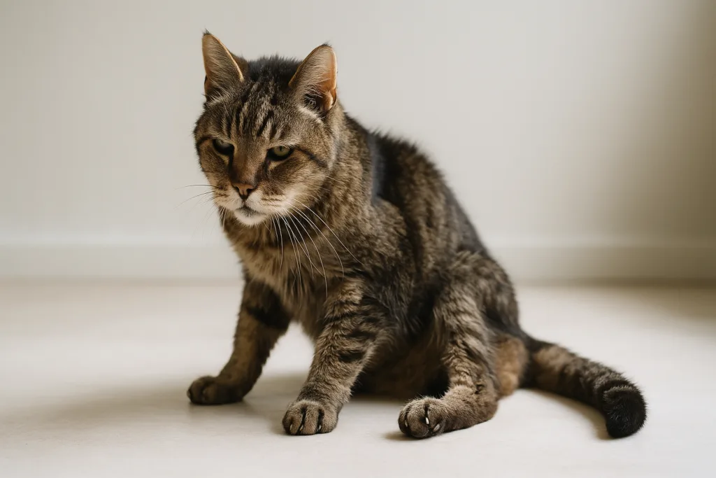 Señales de que tu gato senior tiene problemas de movilidad